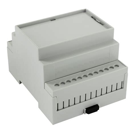 aluminium din rail enclosure|4 module din rail enclosure.